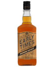  Early Times Gold Bourbon<br>Whisky 700ml  700ML Created in 1860 by John Henry “Jack” Beam, Early Times grew up during the early days of the country, when most of America was still country. The name Early Times was chosen as a tribute to the old-fashioned method of making whisky, which included mashing grain in small tubs and distilling the whisky in copper stills over open fires. Today, the process of distilling Early Times is much more exacting, but it still delivers the unmistakable mellow taste that is reminiscent of the original American