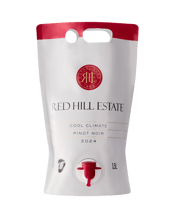  Red Hill Estate Cool Climate<br>Pinot Noir Bagnum... 1.5L Perfumed, elegant, and beautifully layered - this cool-climate Pinot Noir is made for sharing. Fresh for up to three weeks after opening, pour it at the table, around the fire, or wherever good company calls.