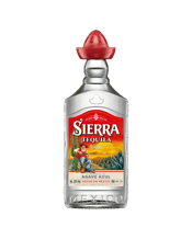  Sierra Tequila Blanco 350ml  350ML Sierra Tequila Blanco is a mature, clear tequila. Its full, fruity, fresh aroma dominated by a subtle chili note reflects the Tequilana Weber Azul Agave and also contains slight hints of green apple and young pineapple. Nuances of pepper give Sierra Tequila Blanco that certain something, making it a feisty tequila.