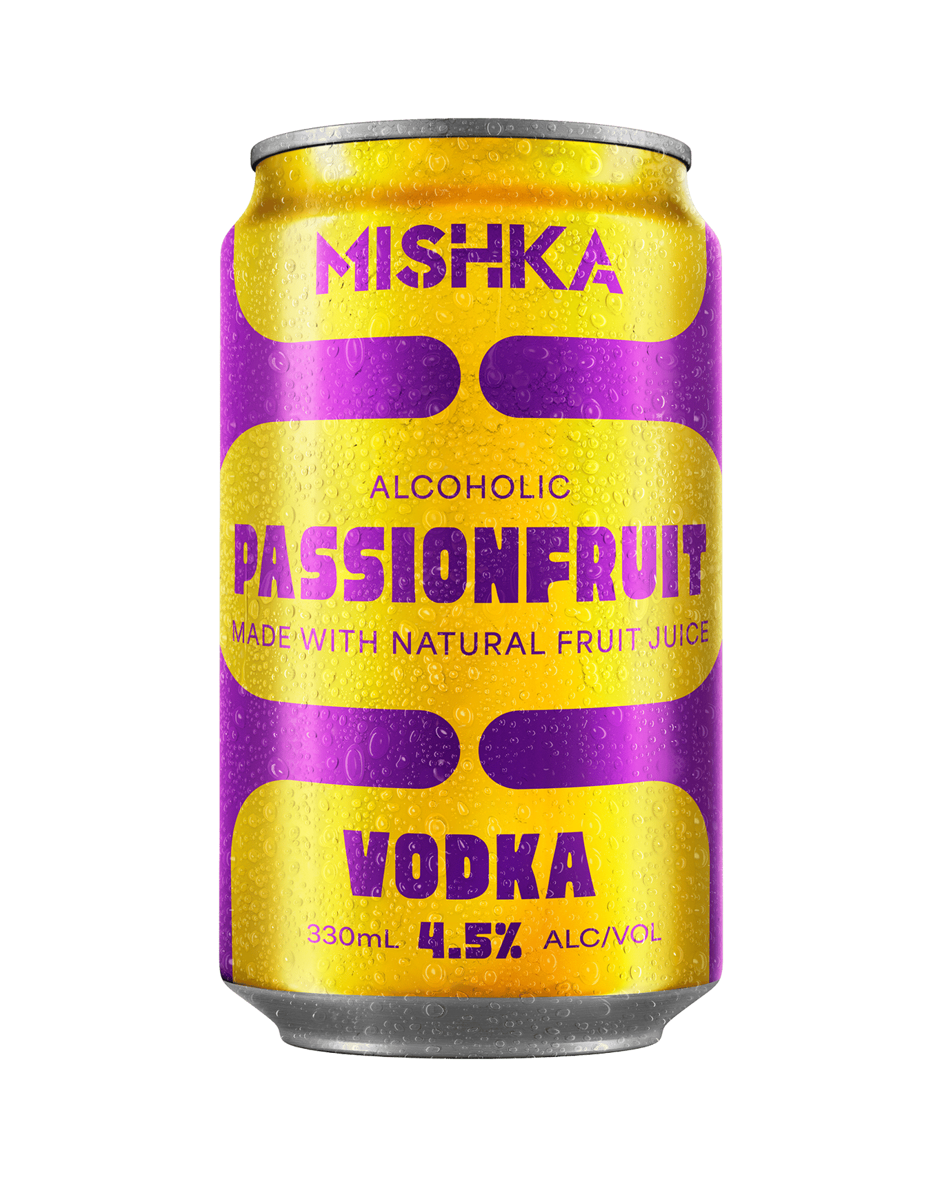 A can of the new Mishka Alcoholic Passionfruit