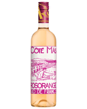  Côté Mas Rosorange  750ML RosOrange is the best of both worlds, combining the fresh, easy-drinking brightness of a rosé with the rich texture and complexity of an orange wine.<br><br /><br />Made from a blend of Cinsault, Grenache Noir, Grenache Gris, Macabeu, and Vermentino, the Côté Mas Rosorange reveals a nose of candied citrus and subtle almond notes. On the palate, it delivers exotic fruit flavors, a smooth, full body, and a vibrant, refreshing acidity that pairs well with a wide variety of dishes.