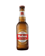  Mahou 5 Star 5.5pct Bottles<br>330ml  330ML Since 1890, Mahou has been at the heart of Madrid’s beer culture, growing alongside the city to become Spain’s number one beer and the most awarded Spanish beer range in the world. Brewed to capture the authentic taste and spirit of Madrid, Mahou Cinco Estrellas is crafted using carefully selected malt and hops varieties, its signature yeast, and high-quality water, delivering a premium lager that has satisfied discerning beer drinkers for generations. Mahou Cinco Estrellas pours a bright golden