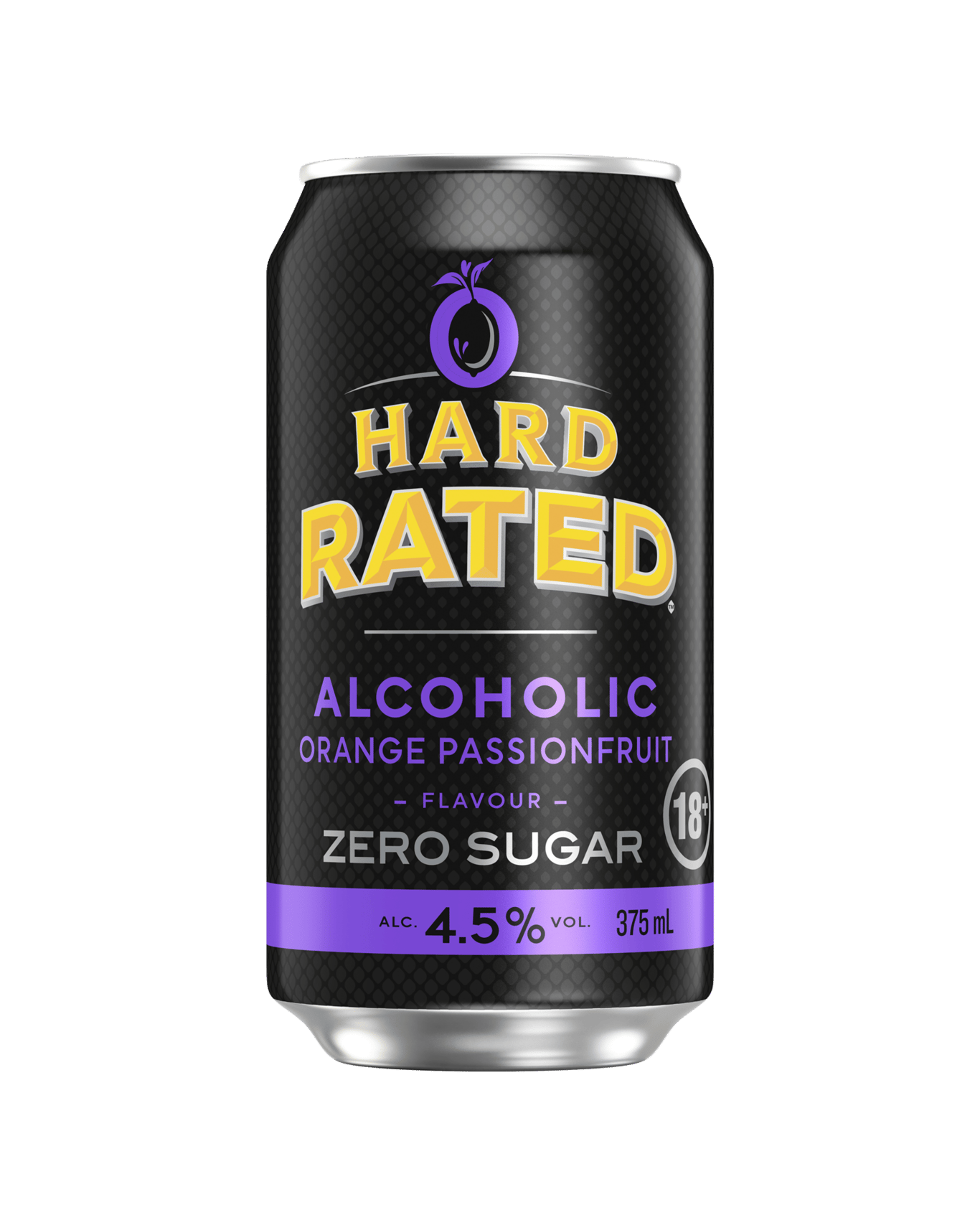 A can of the new Hard Rated Orange Passionfruit Zero Sugar