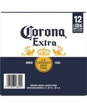  Corona Extra Lager Bottle 12<br>Pack 330ml  330ML Corona is famous around the world for its smooth, refreshing taste. It displays a well-rounded character with pleasant malt and hop aromas. Garnish with a wedge of lime to heighten the citrus aromas and flavours.