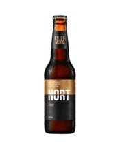  Nort Non Alcoholic Stout<br>Bottle 330ml  330ML A full crafted non alcoholic stout, dark in colour with notes of roasted malt, chocolate and coffee, finishing smooth and satisfying. NORT Stout is a rich, full-flavoured beer that you can enjoy any time. NORT. We’re putting more beer into zero percent. ZERO SUGAR  83 CALORIES PER BOTTLE  PLANT BASED 100% AUSTRALIAN OWNED AND BREWED