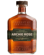  Archie Rose Straight Rye<br>Malt Whisky 700ml  700ML Archie Rose Straight Rye Malt Whisky is made from the highest quality Australian rye malts grown under boundless blue skies, in rich red ochre earth surrounded by gum trees - where the land does the talking and we bottle it.<br><br />Made with rare Australian grown Heritage, Vampire and historic Bevy rye malts it reflects our belief that great whisky starts its life in the field.<br><br />Two-time winner of the World’s Best Rye Malt Whisky, it is aged in air-dried and charred virgin American oak