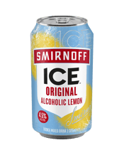  Smirnoff Ice Original<br>Alcoholic Lemon... 375ML Smirnoff Ice Original Lemon is back with a bold new look but the same great liquid shoppers know and love The OG alcoholic lemon refreshment delivers a crisp zesty taste in a lighter more refreshing pack design that stands out on shelf and in the fridge With its modern new pack and proven great taste Smirnoff Ice is perfect served chilled for easy going daytime and casual drinking occasions 45 ABV.