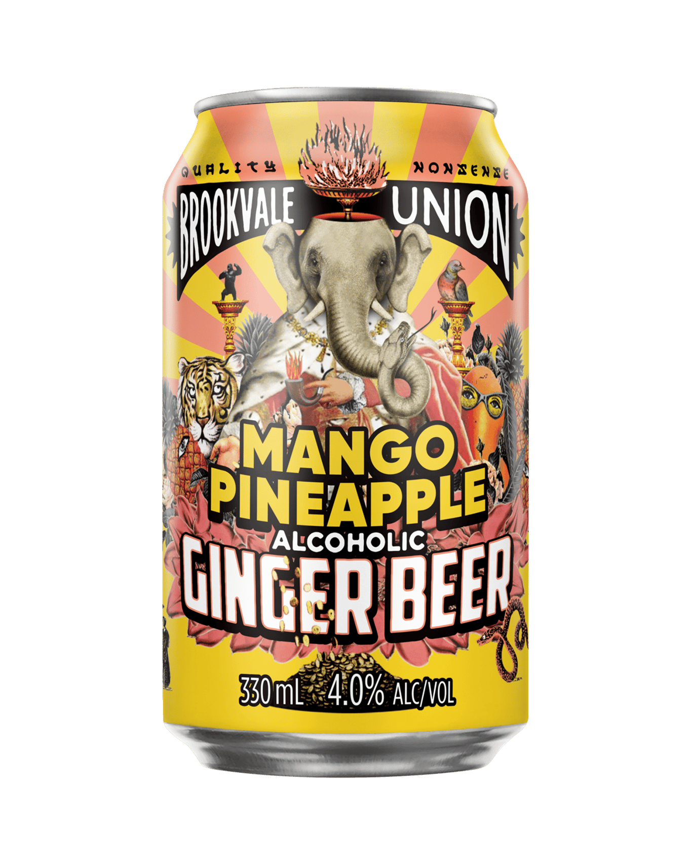 Buy Brookvale Union Mango Pineapple Ginger Beer 330ml Online @Lowest Price