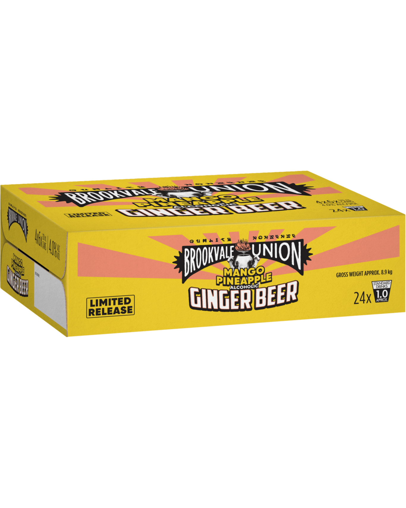 Buy Brookvale Union Mango Pineapple Ginger Beer 330ml Online @Lowest Price