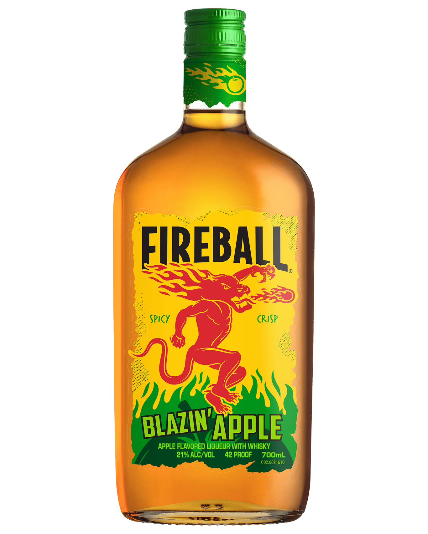 Fireball Blazin’ Apple with ginger ale for easy drinks