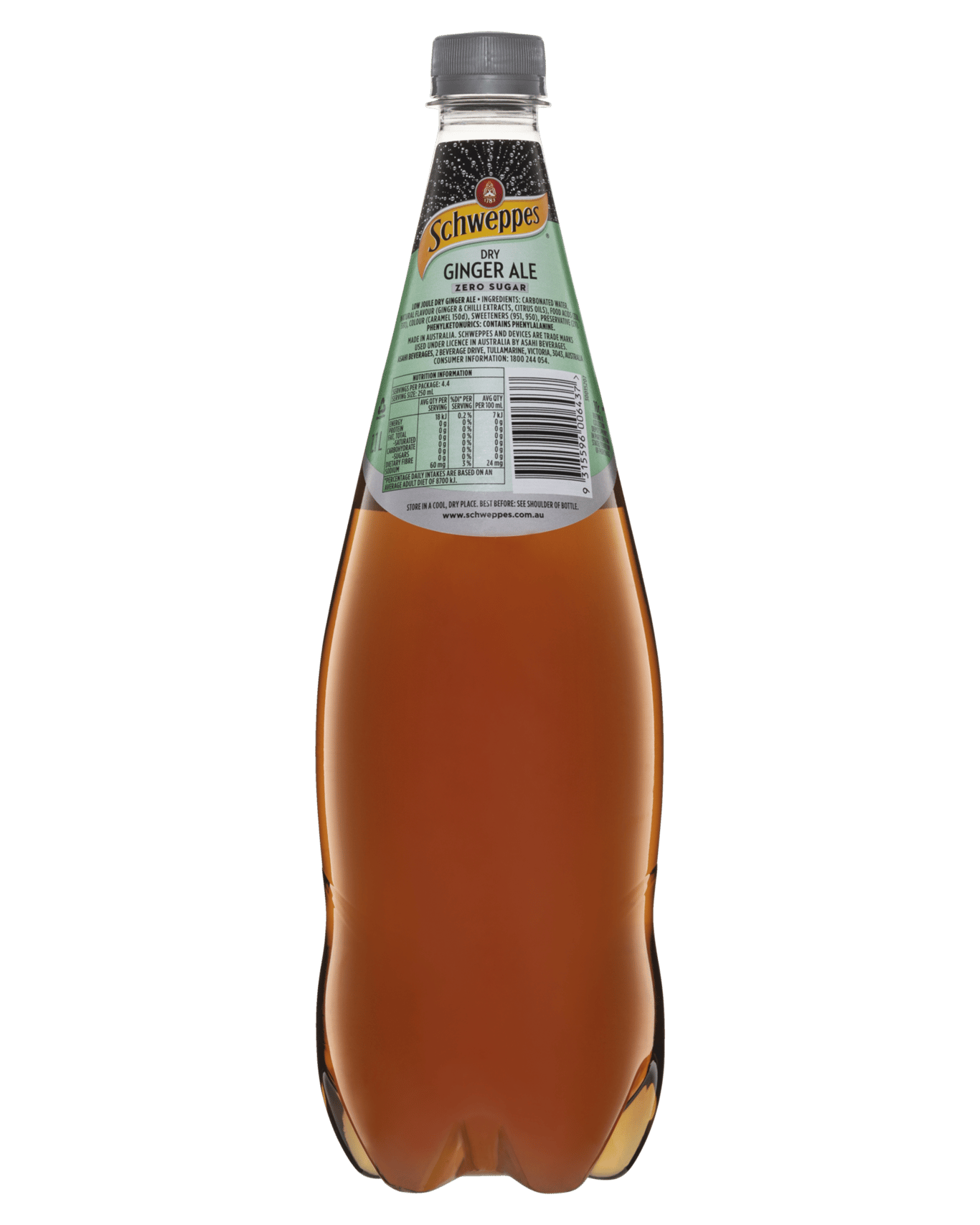 Buy Schweppes Diet Dry Ginger Ale Bottles 1.1l Online (Low Prices) from ...