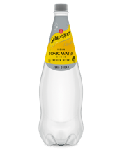  Schweppes Diet Tonic Water<br>1.1l  1.1L Schweppes Classic Mixers Indian Tonic Water Zero Sugar 1.1L beautifully pairs citrus flavours from natural oils of lemons and oranges with quinine. This light, low calorie tonic water is just as refreshing as the original. Enjoyable on its own, or mixed into gin or vodka to suit your taste.