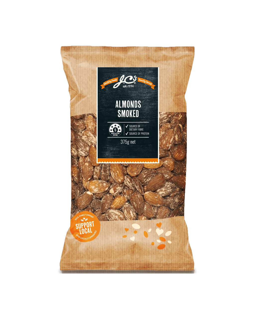 Buy Jc's Almonds Smoked 375g Online (Low Prices) from Dan Murphy's