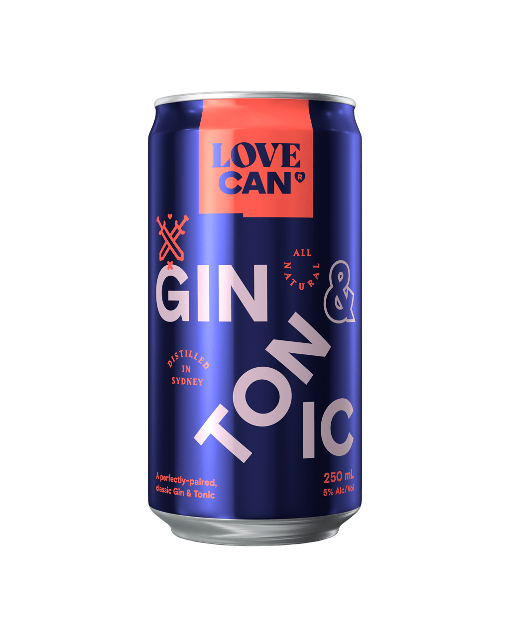 Love Can Gin Tonic Cans 250mL Boozy