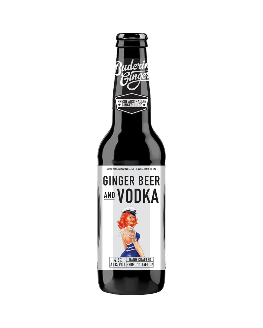 Buderim Ginger Beer Vodka Bottles 330ml Boozy