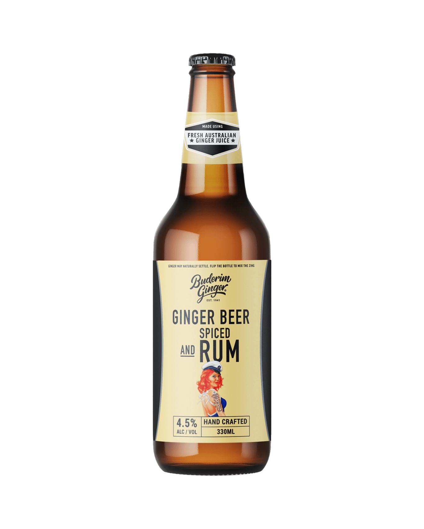 Buy Buderim Ginger Beer & Spiced Rum 330ml Online (Lowest Price
