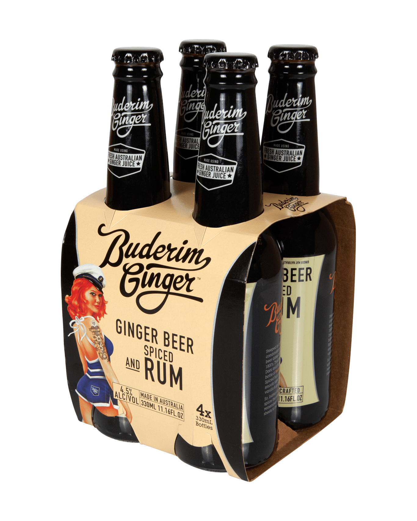 Buy Buderim Ginger Beer & Spiced Rum 330ml Online (Lowest Price