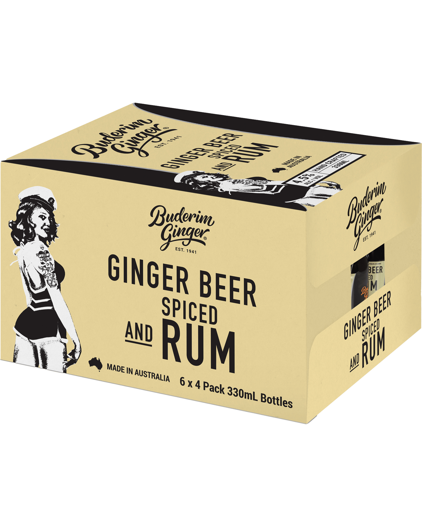 Buy Buderim Ginger Beer And Spiced Rum 330ml Online Lowest Price Guarantee Best Deals Same