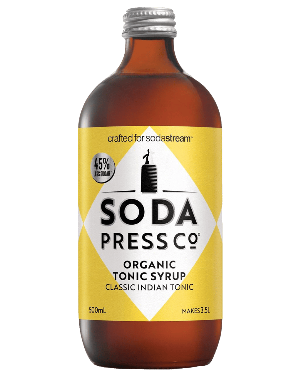 Soda Press Organic Zesty Ginger Kombucha - SodaStream Flavor