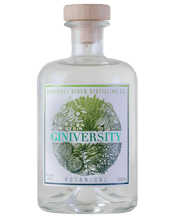  Giniversity Botanical Gin<br>500ml  500mL Born of Giniversity; a unique Margaret River gin experiment of clever unearthing, ingenious trials and artistic expression through gin. Handpicked botanicals carefully chosen to reflect a unique Native Australian recipe. Pronounced botanicals Juniper, Sandalwood, Boronia, Lemon Myrtle and Eucalypt. Fresh and fruity palate; experiment with your garnish, choose any fresh fragrant seasonal fruit like bittersweet grapefruit, sweet strawberries, fresh orange, juicy peach, the list goes on.
