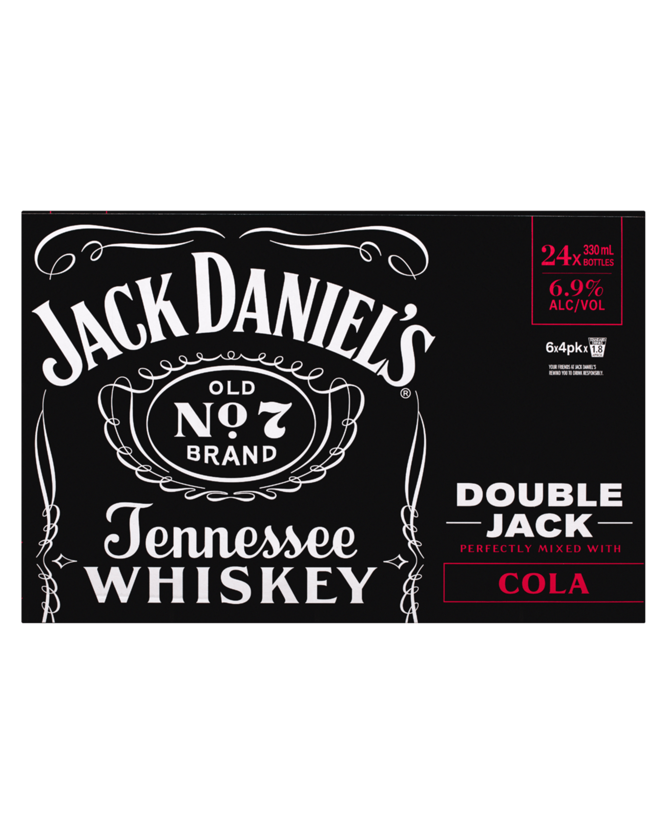 Buy Jack Daniel's Double Jack & Cola Bottles 330ml Online (Lowest Price