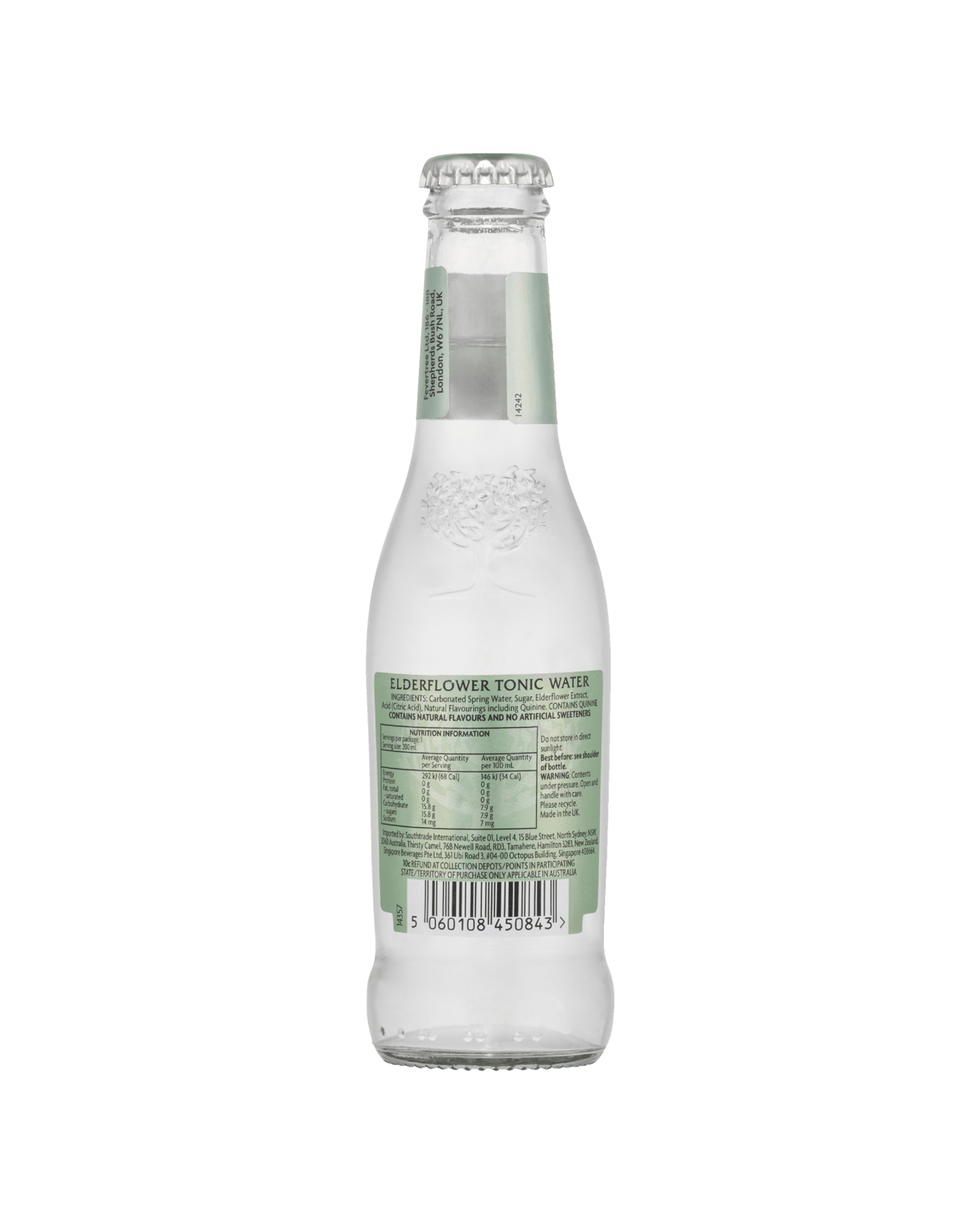 Buy Fever Tree Premium Elderflower Tonic Water 200ml Online (Low Prices ...