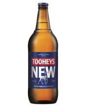  Tooheys New Bottle 750ml  750ML Born in 1931, Tooheys New was a 'new' style of beer - a draught Lager brewed to exibit full flavour when served icy cold - a refreshing alternative to the warm English ales that were common at the time.