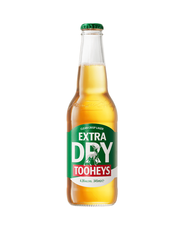 Tooheys 
      Extra Dry Bottles 345mL