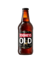 Tooheys Old Dark Ale Bottles<br>375ml 375ML Tooheys Old is a robustly flavoured Ale made with top fermentation Ale yeast. The beer is lightly hopped, and gets its darker colour from black malt. Fruity Ale-like esters blend well with subtle hoppiness, hints of coffee and chocolate to deliver a unique beer.