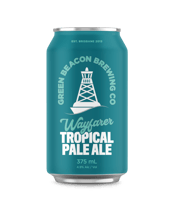  Green Beacon Wayfarer<br>Tropical Pale Ale... 375ML Brewed to embody our unique Queensland summer, the naturally hazy appearance is reminiscent of Moreton Island’s golden hour glow. Bursting with lush tropical aromas of lychee, melon, and passion fruit. Wayfarer exhibits vibrant fruit flavours, a smooth body, low bitterness, and a refreshing finish.<br><br /><br /><br /><br><br /><br /><br />Winner of a Gold (pack) and Silver (draught) at the 2019 AIBA (Australian International Beer Awards) for Australian Style Pale Ale. Perfect to serve chilled