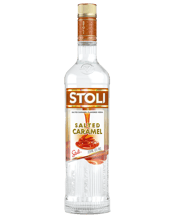  Stoli Salted Karamel Vodka<br>700ml  700ML Stolichnaya Salted Karamel Vodka offers the perfect balance of sweet and savoury. A creamy-silky textured mouth-feel, with a finish that is rich and warm with lingering caramelized sugar and English toffee notes, balanced with a light saltiness that draws out the caramel for a taste that is completely delicious.