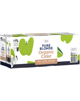 Pure Blonde Organic Apple Cider 375ml Cans (Unbeatable Prices
