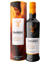Glenfiddich Fire & Cane<br>Single Malt Scotch... 700ML Think you know peaty whisky? Think again. Glenfiddich Fire & Cane is a bold fusion of smoky and sweet note. By marrying peated whisky and malts matured in bourbon barrels, and then finishing in Latin rum casks, the result is an exquisite whisky with campfire smokiness and toffee sweetness. A worthy continuation of the Glenfiddich Experimental Series that's very interesting to pair with different types of food – try it with spicy sausage or ice cream, for example!<br />TASTING NOTES: Like a Highl
