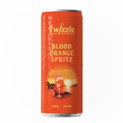 Twizzle Blood Orange Spritz<br>Cans 330ml  330ML She’s timeless, captivating, and oh-so-Italian. <br />Her heart pulses with the deep aromatics from European herbals, while her spirit twizzles with the zest of blood orange. And just when you think you've grasped her essence, she surprises you with the playfulness of Prosecco. 6.0%