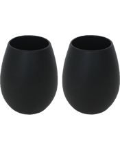  Designed Under Influence<br>Silicone Cups... 350mL These take anywhere unbreakable BPA free silicone wine glasses are stackable, foldable, freezable and dishwasher safe. Perfect for any function or occasion, indoors or outdoors and no hazardous broken glass to clean up.