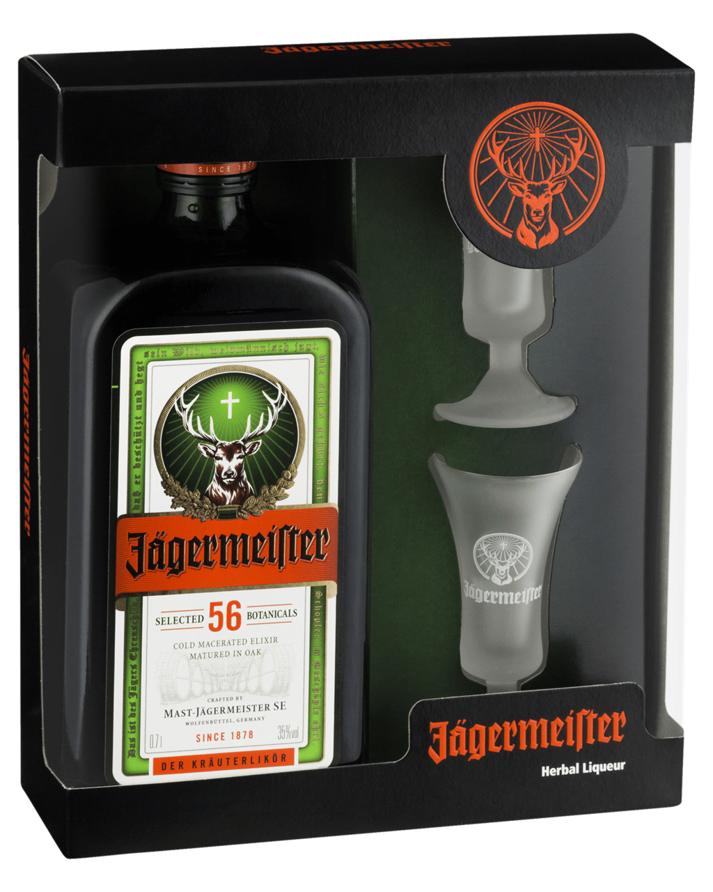 Buy Jagermeister Liqueur 700ml & Aperitif Sipping Glasses Online ...