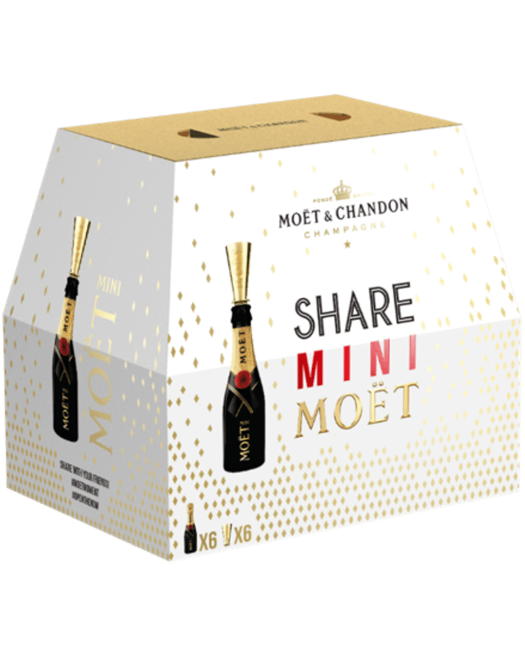 Moët & Chandon Brut Impérial Mini Share 6 Pack 200ml (Unbeatable