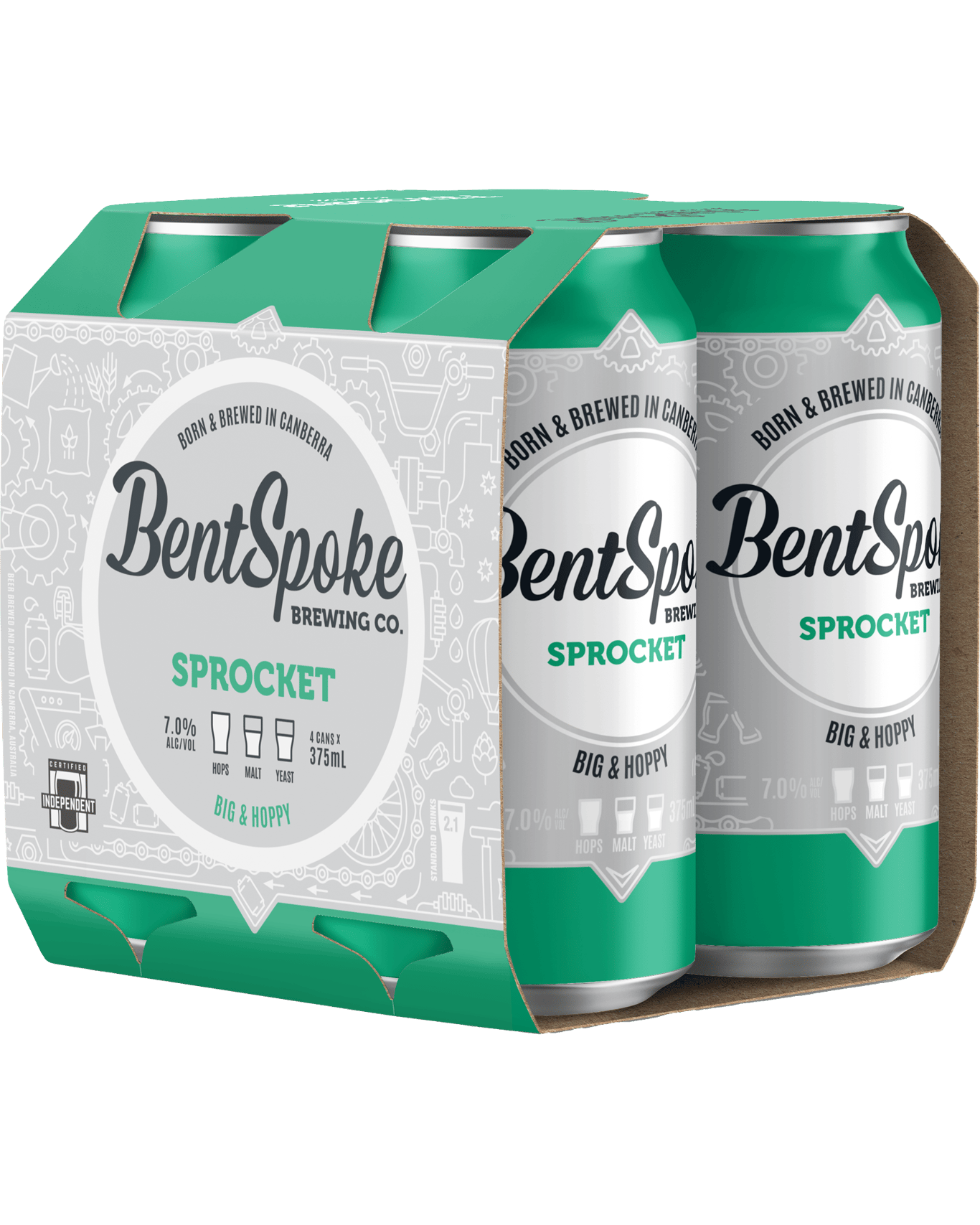 Buy Bentspoke Brewing Co. Sprocket Ipa Cans 375ml Online (Lowest Price