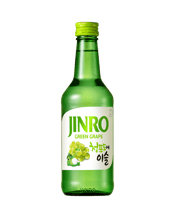 Jinro Green Grape Soju 360ml<br> 360ML Sweet green grape meets morning dew for the best flavor! The softness and purity of the soju flavor is enhanced by the slightly sweet tones of the grapes. A little sweeter and not as harsh as regular soju. Thanks to the delicate sweetness, with the easy-to-drink 13% alcohol content and fresh clean taste make Jinro Green Grape a winner.