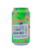  Kaiju Main Squeeze Passion<br>Guava Session Ale... 375mL Just because you're small doesn't mean you can't make a lasting impression. A refined malt profile complimented by a bright fruit bomb of passionfruit and guava give this mid strength the kind of full taste and aroma you can go back to. Kind of like your main squeeze.