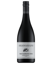  Shanahans The Barking Dog<br>Gsm  750mL Hand-crafted using small parcels of old vine fruit, The Barking Dog Grenache Shiraz Mataro is an exceptional example of three of the Barossa Valleys finest varieties. Natural fruit sweetness drives the palate with flavours of blackberry, plum, tobacco and a touch of spice to round it out. The soft balanced tannins and acid provide the core structure and combine to provide an intense long finish.