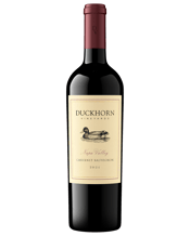  Duckhorn Vineyards Napa<br>Valley Cabernet... 750ML Founded by Dan and Margaret Duckhorn in 1976, Duckhorn Vineyards has been crafting classic Napa Valley wines for nearly 40 years. This winemaking tradition has grown to include seven meticulously farmed Estate vineyards, located throughout the various microclimates of the Napa Valley. Focused on quality and consistency, these Estate vineyards are an essential element in making wines of distinction. The Duckhorn Vineyards winemaking program is led by acclaimed Winemaker Renee Ary, who is only the