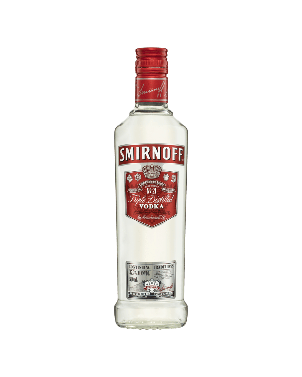 Buy Smirnoff Red Label Vodka 500ml Dan Murphy S Delivers