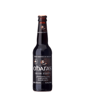  Ohara's Irish Stout Bottle<br>330ml  330mL The flagship of the O'Hara's brand, this unique Irish stout brings one back to how Irish stouts used to taste, with a robust roast flavour and full bodied smooth mouth feel. First brewed in 1999 it has since been awarded prestigious honours for its quality and authenticity.