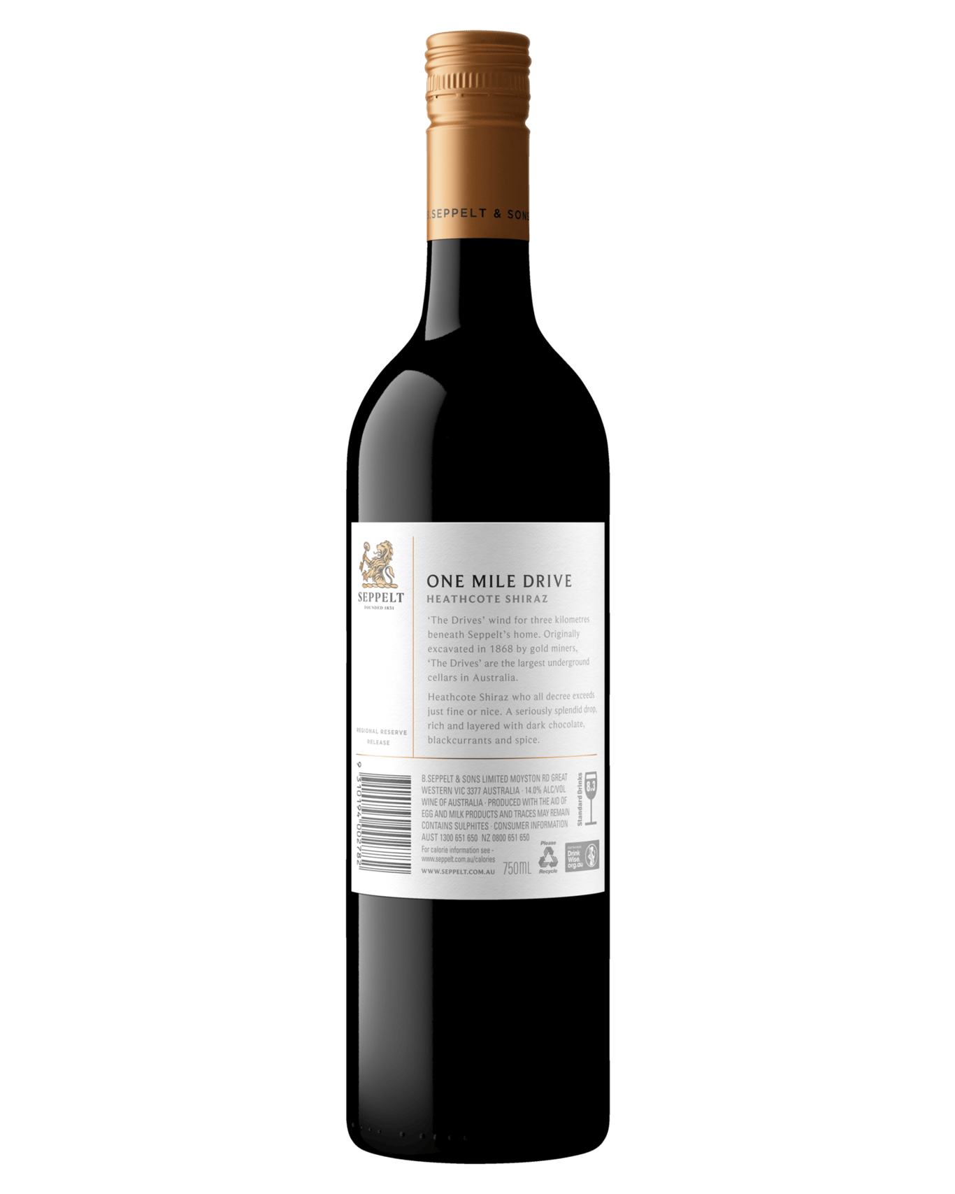 Buy Seppelt One Mile Drive Shiraz Online (Low Prices) from Dan Murphy's