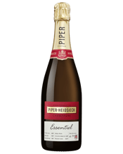  Piper-heidsieck Essentiel<br>Brut Champagne  750ML Essentiel is a multi-vintage cuvée featuring a blend of 3 varieties. Its magnificent structure, balance and freshness ensure that this Extra-Brut represents the iconic style of the House. TASTING NOTES Piper-Heidsieck Essentiel boasts a precise, accomplished and balanced profile. The nose delivers initial notes of plum, brioche, grapefruit and candied quince, developing towards aromas of acacia honey and toasted nuts.