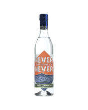 Never Never Distilling Co.<br>Triple Juniper Gin... 500ml Never Never Triple Juniper is a classic London Dry style of Gin - a throwback to the times when gin had juniper and lashings of it. It combines three different distillation processes, each uncovering the bright and earthy qualities of juniper. Juniper is firstly steeped for approximately 24 hours. This steep, along with fresh juniper is then added to the still prior to pot distillation. Lastly, more juniper is added to the vapor basket, alongside the other 8 botanicals, to capture the fresh