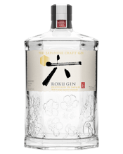 Roku Japanese Craft Gin<br>700ml 700ML In Japanese, Roku translates as the number six. Inside every bottle of Roku Gin, you will find six very special botanicals that are sourced in Japan. These represent Suntory’s commitment to only use the best ingredients harvested from the best growing areas in Japan. Every aspect of Roku Gin is crafted by Japanese artisans with a centuries-old tradition of meticulous attention to detail. Not only are Roku Gin’s ingredients of the highest quality, many are also uniquely Japanese and, therefore, b
