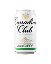  Canadian Club Whisky & Zero<br>Sugar Dry 4.8%... 3750ML Canadian Club was first established in Walkerville, Ontario in 1858 and quickly cultivated popularity around the world. Today, Canadian Club continues to be the choice of savvy drinkers looking for a refreshing alternative to beer, classic cocktails or simply a great tasting whisky served neat.