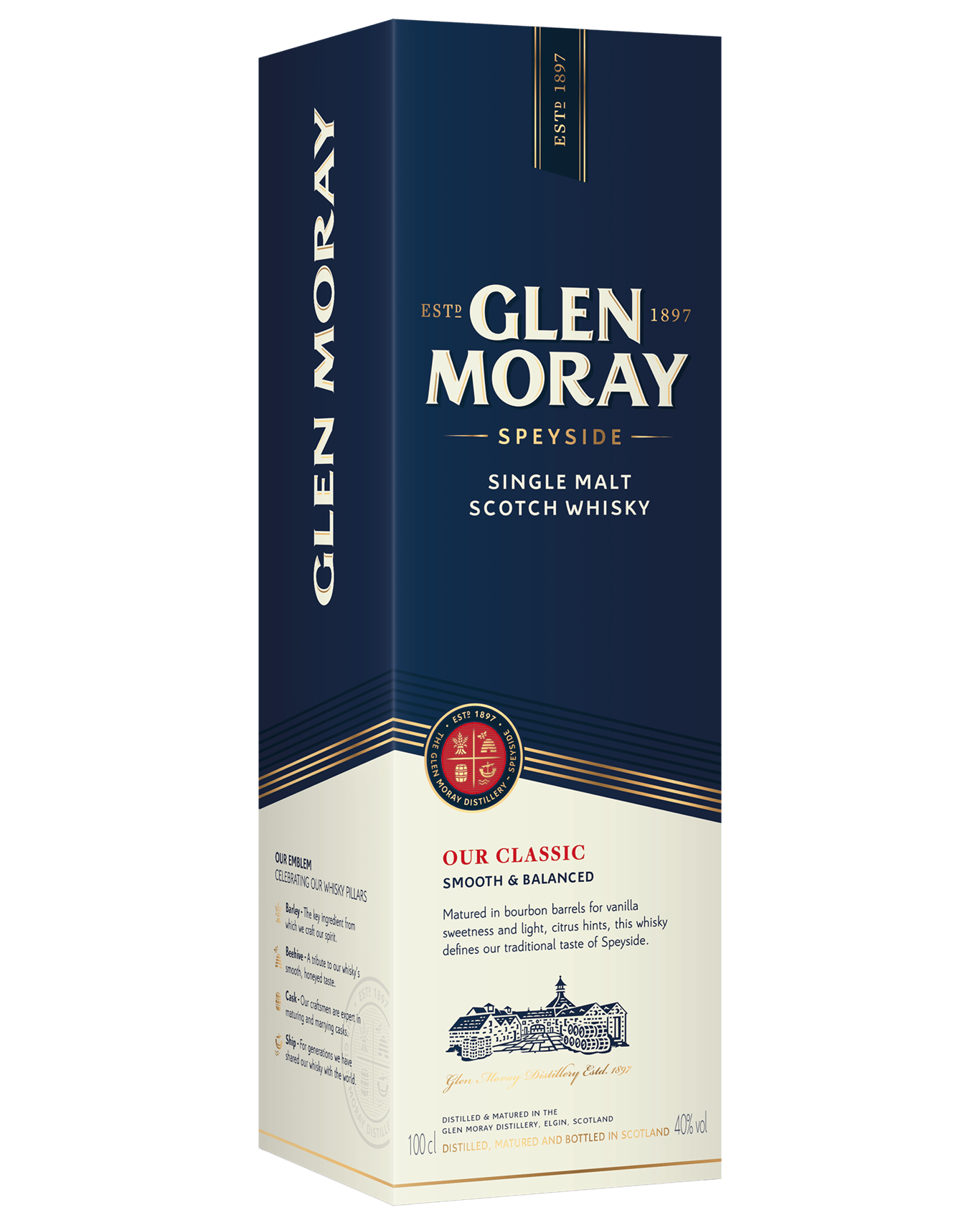 Buy Glen Moray Classic Single Malt Scotch Whisky 1l Online (Lowest